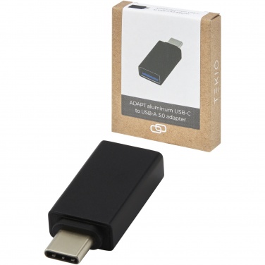 Logotrade Firmengeschenke das Foto: ADAPT USB C auf USB A 3.0 Adapter aus Aluminium