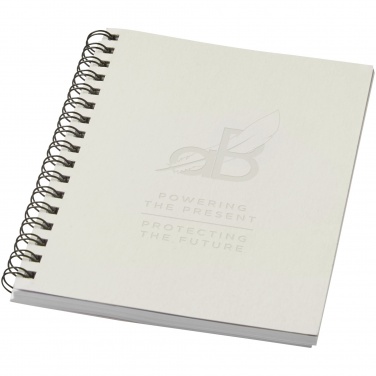 Logotrade Firmengeschenke das Foto: Desk-Mate® A6 farbiges Notizbuch mit Spiralbindung