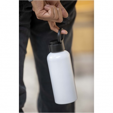 Logotrade Firmengeschenke das Foto: Trinity 600 ml RCS-zertifizierte Wasserflasche aus recyceltem Aluminium mit RPET-Deckel