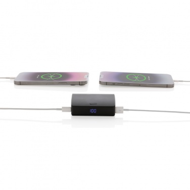 Logotrade werbemittel das Foto: FlashCharge 10.000mAh Fast-Charge Powerbank aus RCS rPlastik