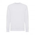 Iqoniq Etosha Lightweight Sweater aus recycelter Baumwolle, recyceltes Weiß
