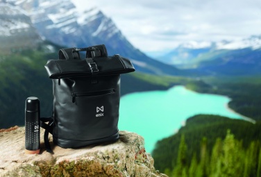 Logotrade Werbeartikel das Foto: 15" Rolltop-Rucksack PU