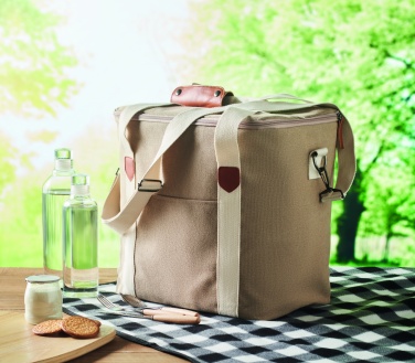 Logotrade Firmengeschenke das Foto: Große Kühltasche Canvas