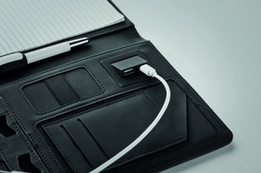 Logotrade Werbegeschenke das Foto: DIN A5 Portfolio & Powerbank