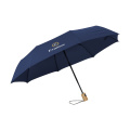 Michigan faltbarer RCS RPET-Regenschirm 21 Zoll, dunkelblau