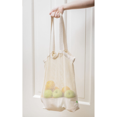 Logotrade Werbegeschenke das Foto: Natura Organic Mesh Shopper (180 g/m²) Einkaufstasche