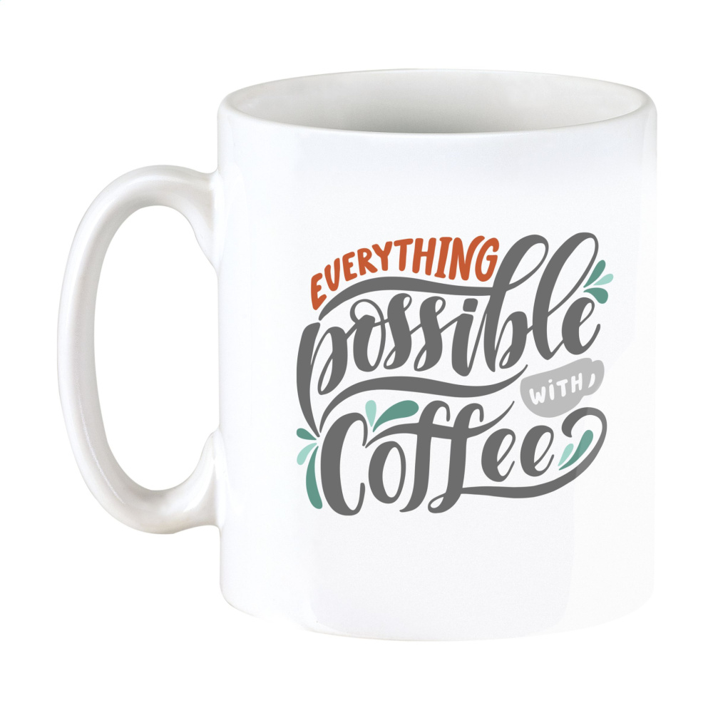 Logotrade Werbeartikel das Foto: Tasse vollfarbig 350 ml