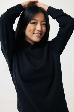 Logotrade Werbeartikel das Foto: Iqoniq Yengo Hoodie mit Seitentaschen aus rec. Baumwolle
