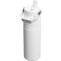 Stanley IceFlow™ 2.0 700 ml Wasserflasche mit Flip-Trinkhalm, Mattweiß