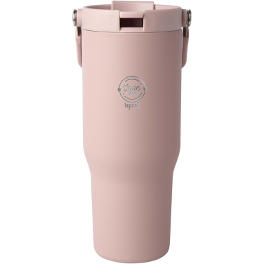 Logotrade Geschäftsgeschenke das Foto: Bronx 900 ml RCS-zertifizierter Kupfer-Vakuum Isolierbecher aus Edelstahl mit Doppelfunktionsdeckel