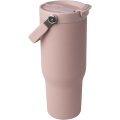 Bronx 900 ml RCS-zertifizierter Kupfer-Vakuum Isolierbecher aus Edelstahl mit Doppelfunktionsdeckel, Altrosa