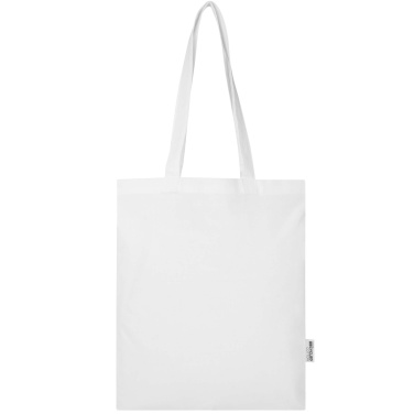 Logotrade werbemittel das Foto: Madras Blend 140 g/m² Tragetasche aus GRS-recycelter Baumwolle 7L