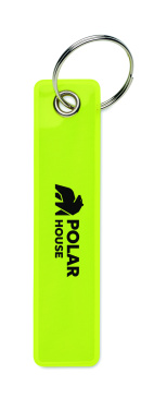 Logotrade werbemittel das Foto: Reflekt. Schlüsselanhänger PVC