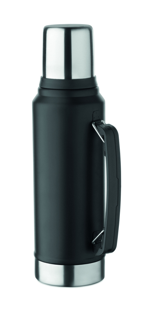 Logotrade Geschäftsgeschenke das Foto: Doppelwandige Flasche 1L