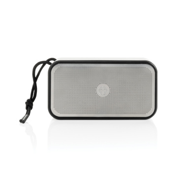 Logotrade Werbeartikel das Foto: Swiss Peak 10W Basslautsprecher aus recyceltem Aluminium