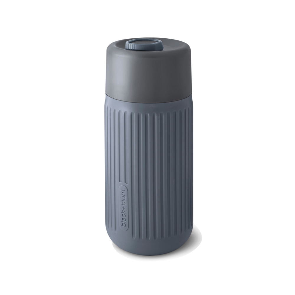 Logotrade Logogeschenke das Foto: Black+Blum Glas-Reisebecher 340ml