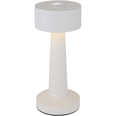 Logotrade Firmengeschenke das Foto: Aludra Wiederaufladbare dimmbare Tischlampe mit 3 Lichtmodi