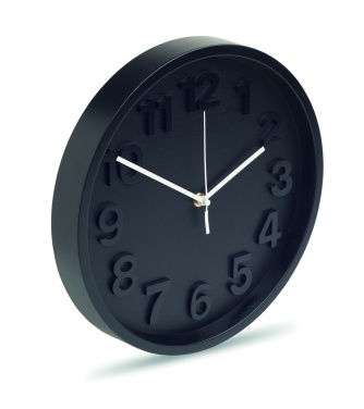 Logotrade werbemittel das Foto: Wanduhr aus PP