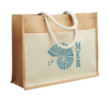Logotrade Geschäftsgeschenke das Foto: Einkaufstasche aus Jute