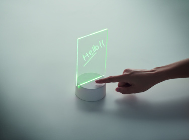 Logotrade Werbegeschenke das Foto: Memoboard mit LED-Beleuchtung