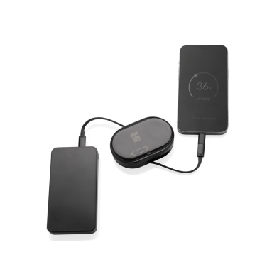 Logotrade Werbegeschenke das Foto: Chargevix Multifunktionales 60W-Lade-Set aus RCS rPlastic