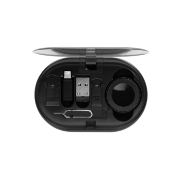 Logotrade Firmengeschenke das Foto: Chargevix Multifunktionales 60W-Lade-Set aus RCS rPlastic