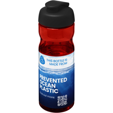 Logotrade Werbeartikel das Foto: H2O Active® Eco Base 650 ml Sportflasche mit Klappdeckel