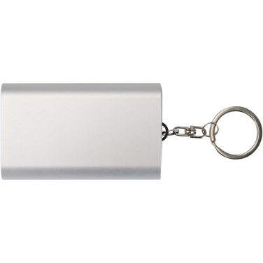 Logotrade werbemittel das Foto: Arcturus 2000 mAh Powerbank aus recyceltem Aluminium mit Schlüsselanhänger