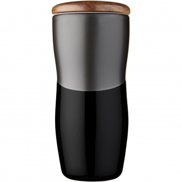 Logotrade promotional giveaway image of: Double-walled ceramic tumbler Reno 370 ml