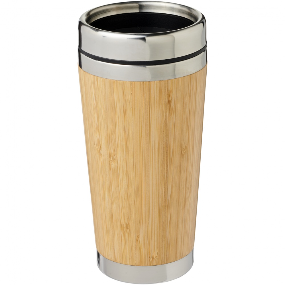 Logotrade promotional gift picture of: Bambus 450 ml tumbler with bamboo outer