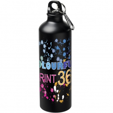 Logo trade promotional gifts picture of: Oregon 770 ml matte water bottle with carabiner