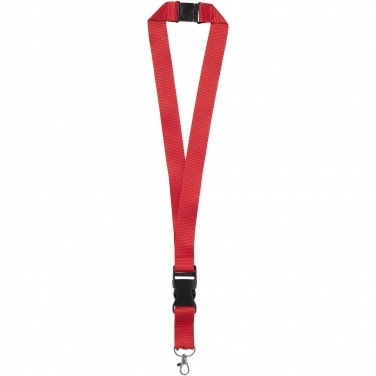 Logo trade promotional products image of: Yogi lanyard detachable buckle break-away closure