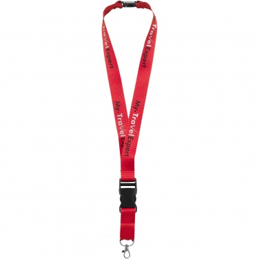 Logotrade promotional giveaway image of: Yogi lanyard detachable buckle break-away closure