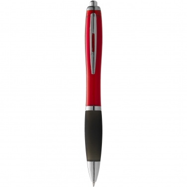 Logotrade promotional merchandise photo of: Nash ballpoint pen coloured barrel and black grip
