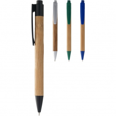 Logo trade promotional gifts image of: Borneo bamboo ballpoint pen