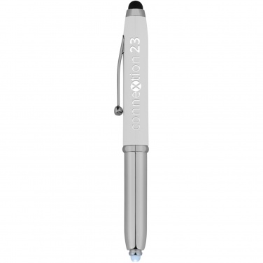 Logo trade promotional merchandise image of: Xenon stylus ballpoint pen with LED light