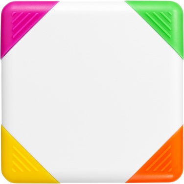 Logo trade advertising products picture of: Trafalgar square-shaped 4-colour highlighter