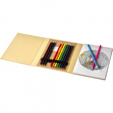 Logotrade advertising product image of: Pablo colouring set with drawing paper