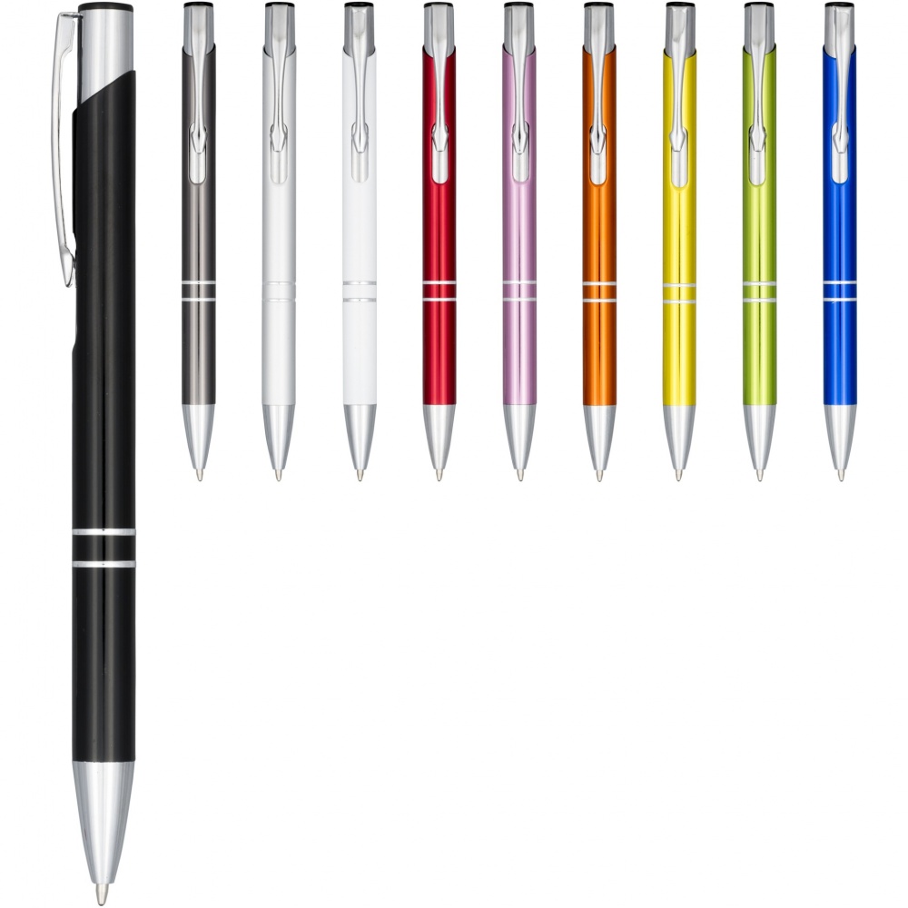 Logotrade promotional giveaways photo of: Moneta anodized aluminium click ballpoint pen