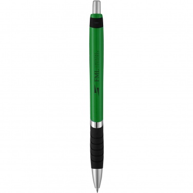 Logo trade corporate gifts picture of: Turbo ballpoint pen with rubber grip