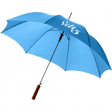 Logo trade promotional products picture of: Lisa 23" auto open umbrella with wooden handle