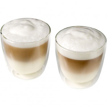 Logo trade corporate gifts image of: Boda 2-piece glass coffee cup set
