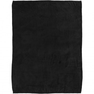 Logo trade business gift photo of: Bay extra soft coral fleece plaid blanket