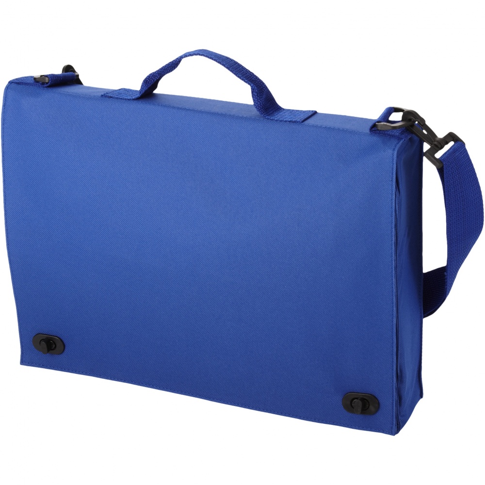 Logo trade promotional merchandise picture of: Santa Fe 2-buckle closure conference bag 6L