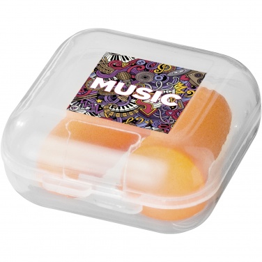Logo trade promotional merchandise picture of: Serenity earplugs with travel case