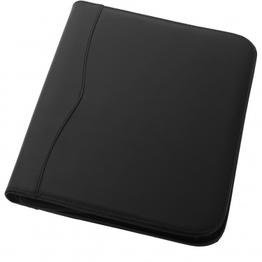 Logo trade corporate gifts picture of: Ebony A4 zippered portfolio