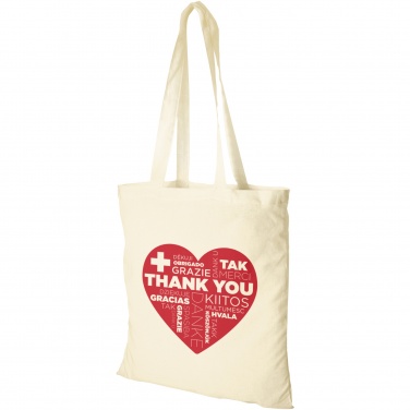 Logotrade promotional item image of: Madras 140 g/m² cotton tote bag 7L
