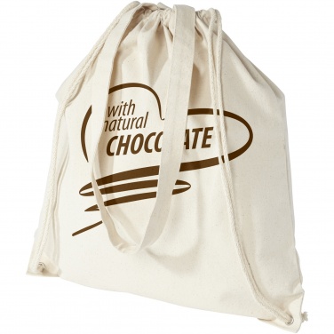 Logotrade corporate gift picture of: Eliza 240 g/m² cotton drawstring bag 6L