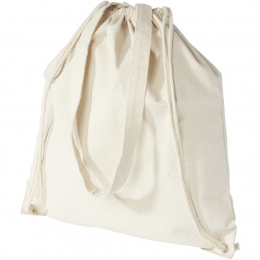 Logo trade promotional products picture of: Eliza 240 g/m² cotton drawstring bag 6L