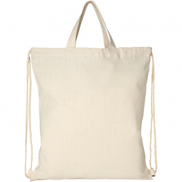 Logo trade promotional giveaways picture of: Pheebs 210 g/m² recycled drawstring bag 6L